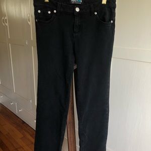 Tractr Ultra Soft Black Straight Leg Jegging 16